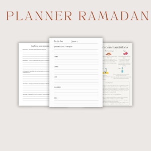 Ebook Ramadan planner
